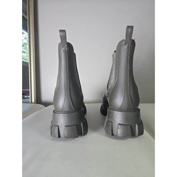 Jeffrey Campbell Platform Combat Boots Womens 9 Winter Fall Army Green Baddie - Picture 5 of 10